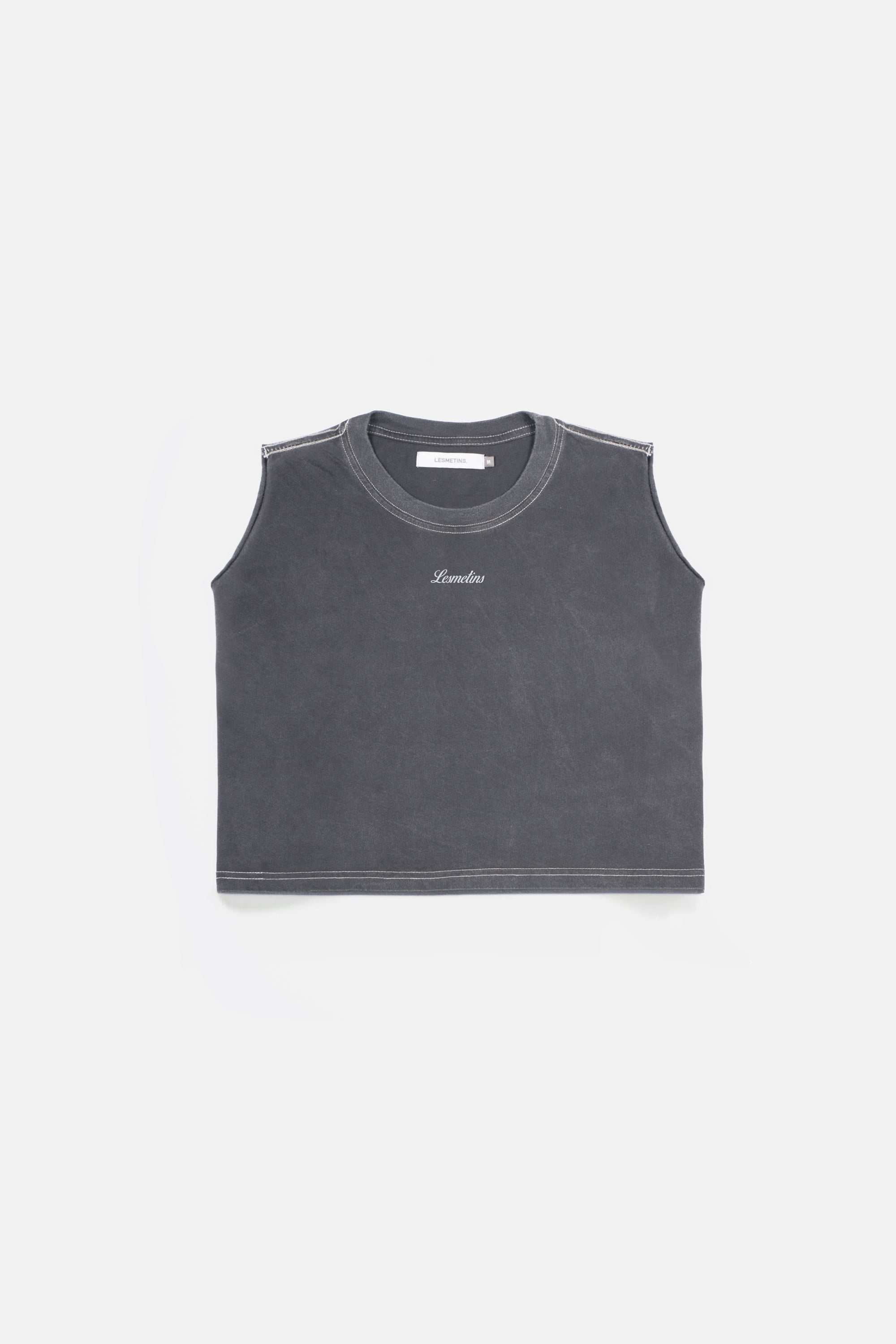 CLUBS Charcoal Wash Sleeveless Top