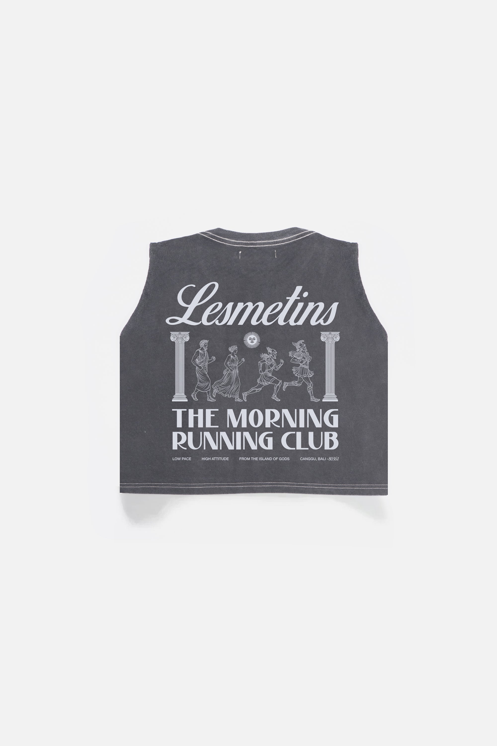 CLUBS Charcoal Wash Sleeveless Top