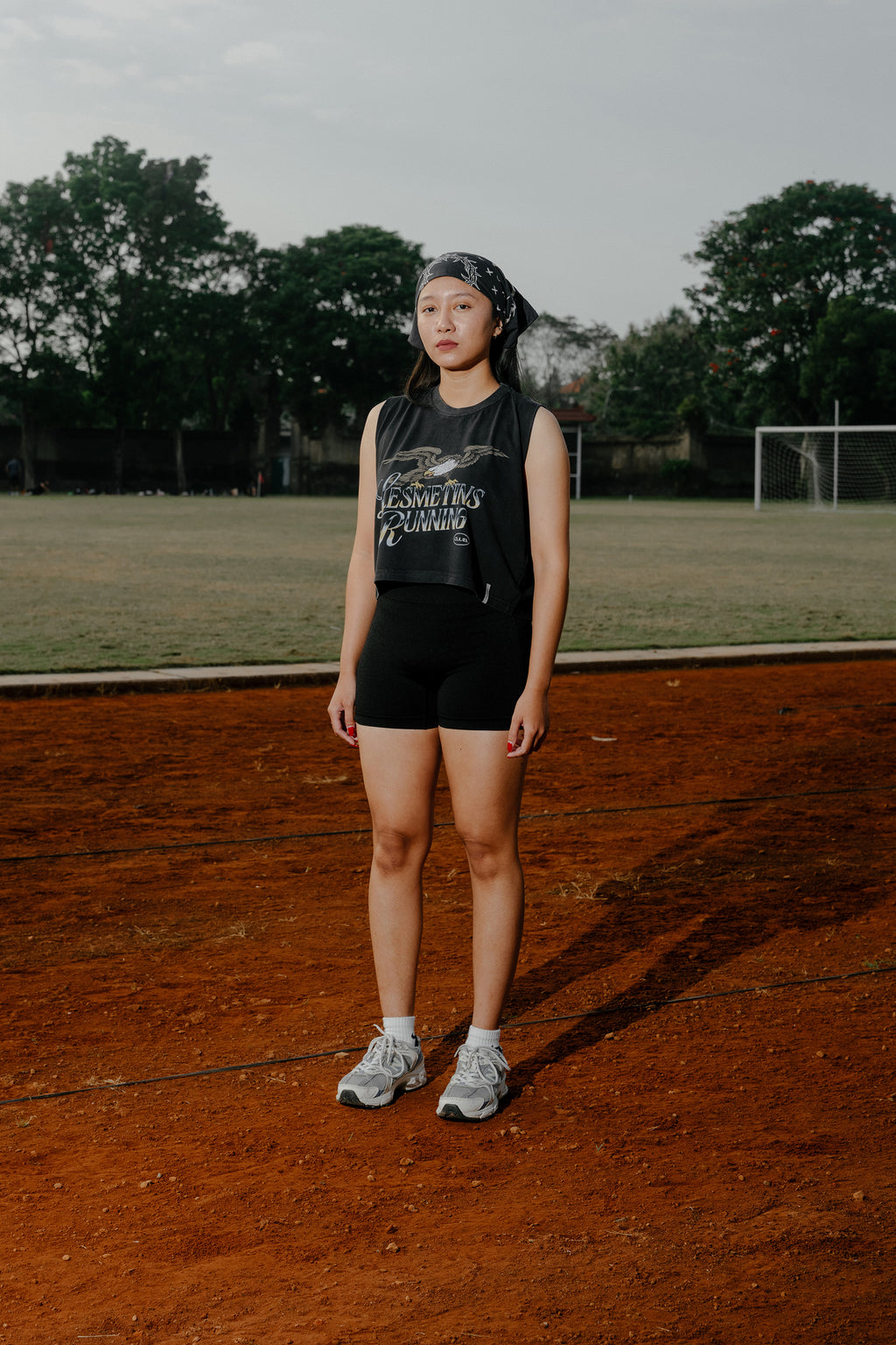 FALCON Black Wash Sleeveless Top