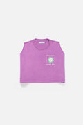 SAME Prune Wash Sleeveless Top