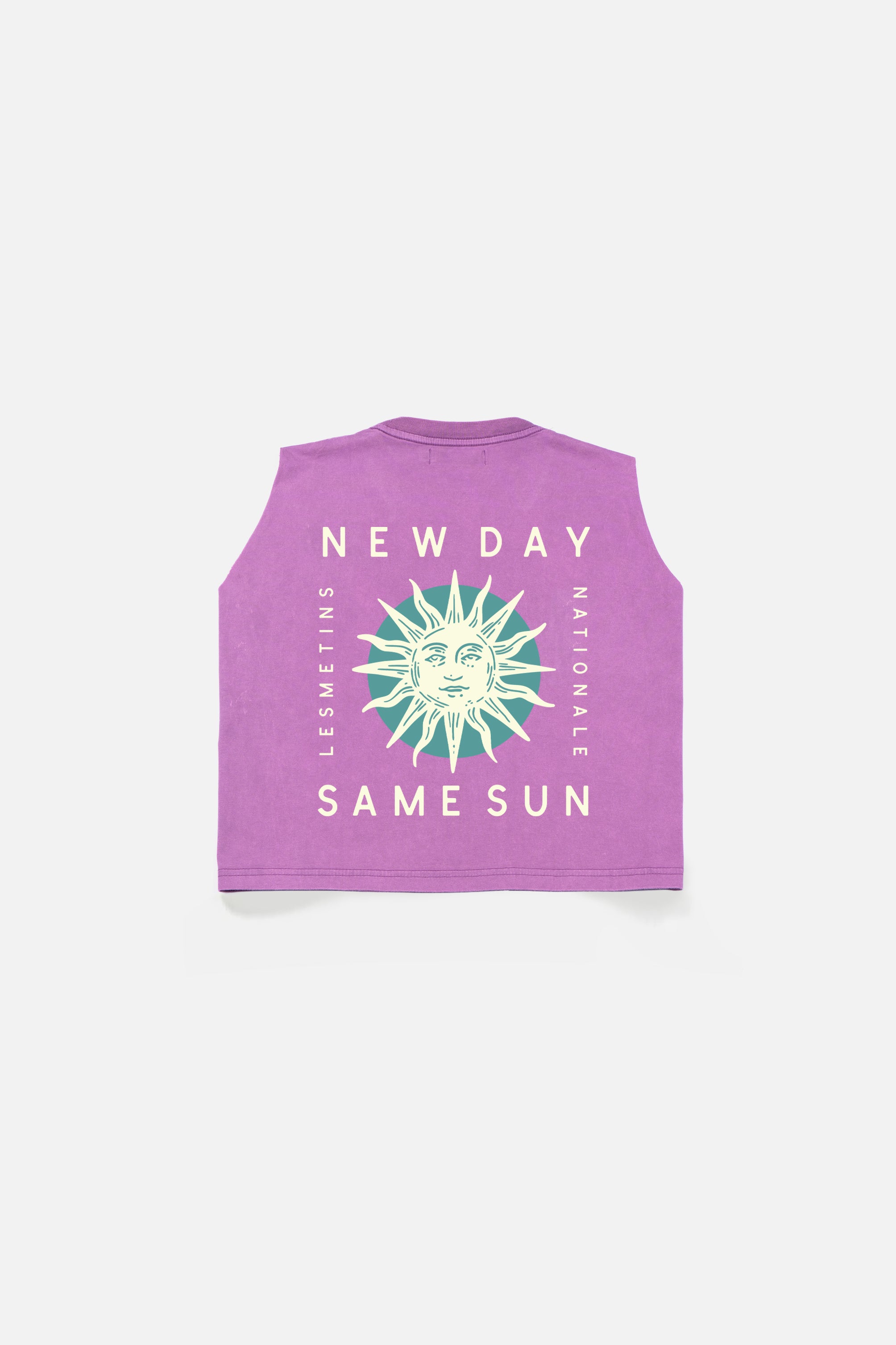 SAME Prune Wash Sleeveless Top
