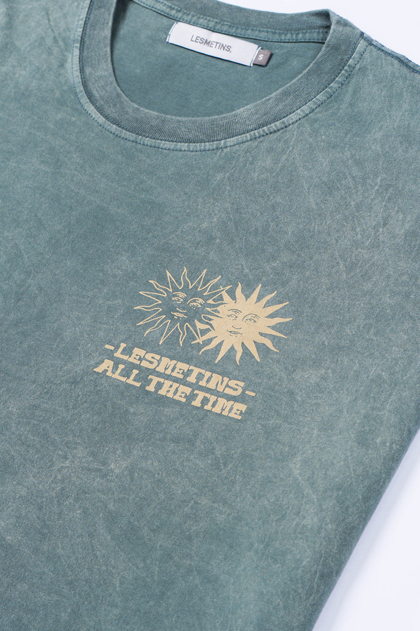 SUNS Green Bottle Wash Sleeveless Top