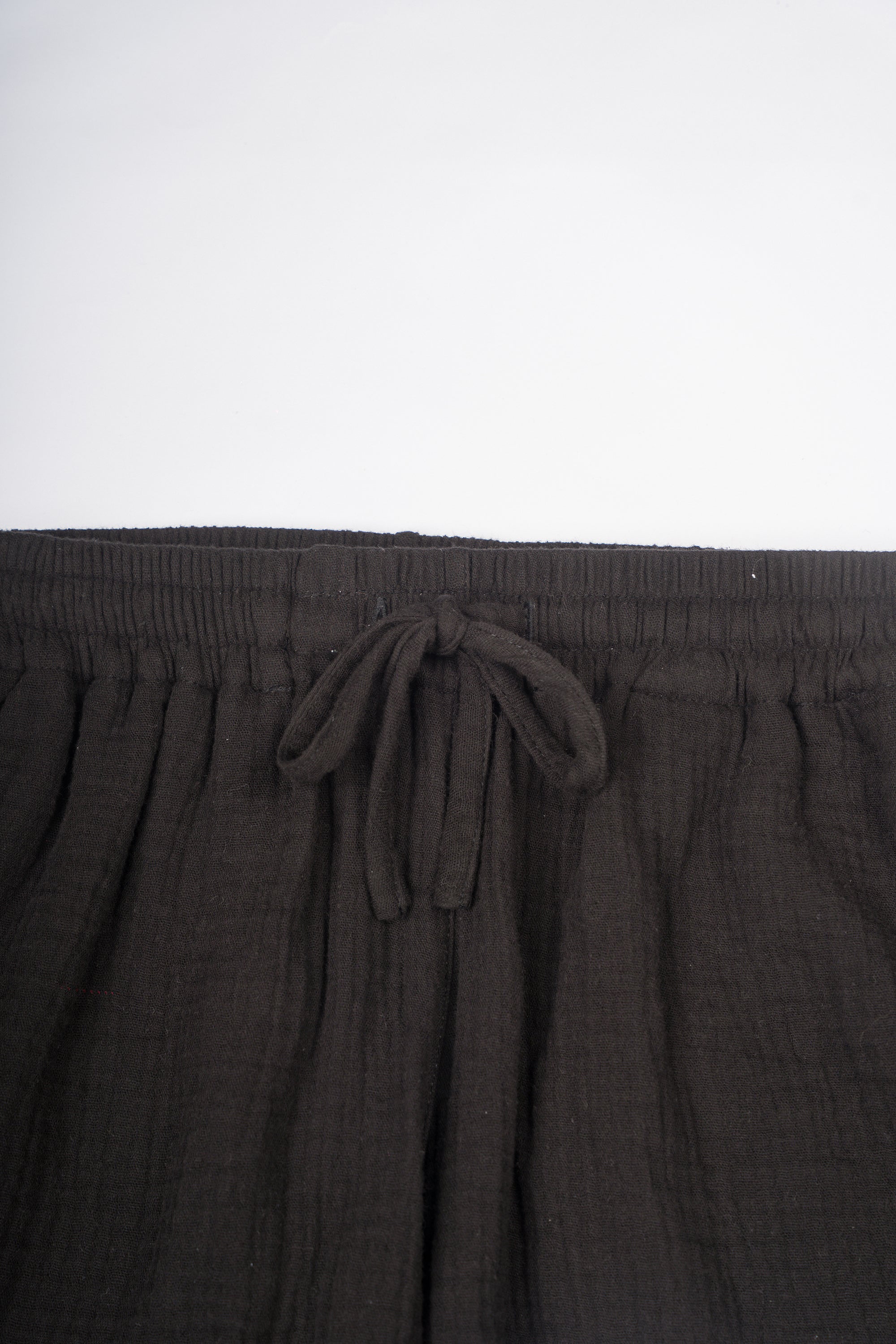 LINA Black Regular-Fit Sweat Shorts