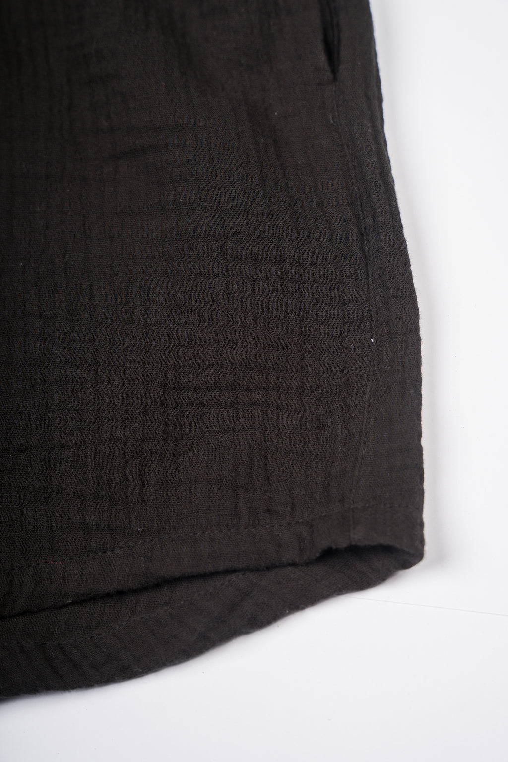 LINA Black Regular-Fit Sweat Shorts