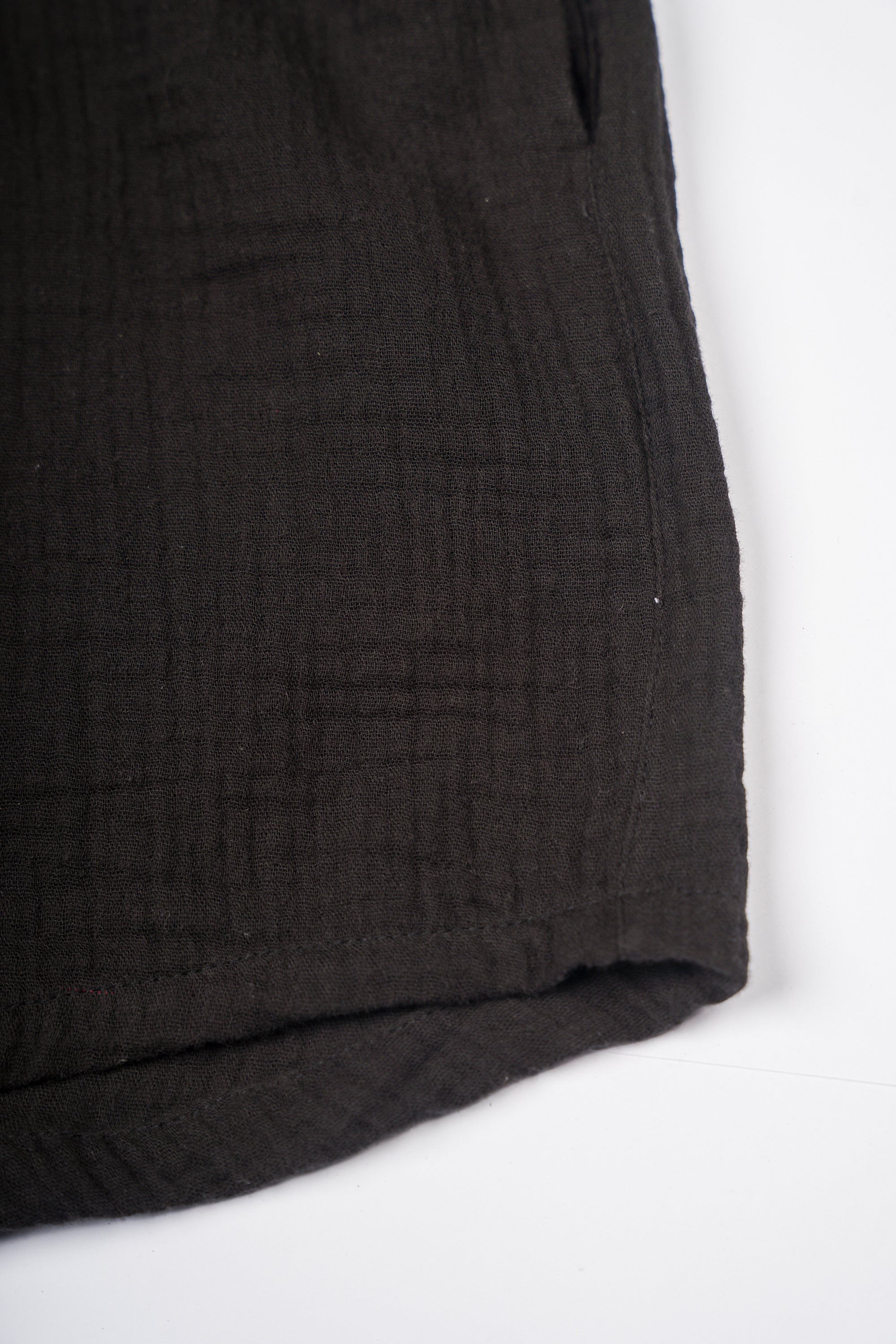 LINA Black Regular-Fit Sweat Shorts