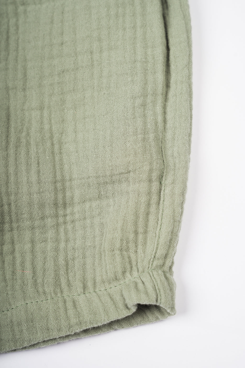 LINA Olive Green Regular-Fit Sweat Shorts